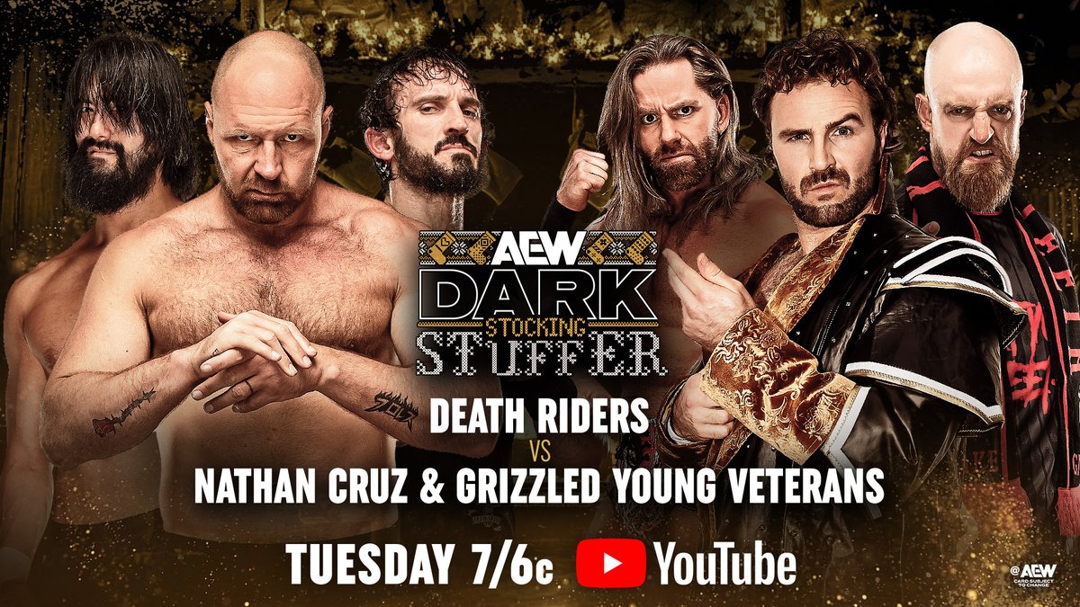 AEW Dark Stocking Stuffer live results: Death Riders in trios action