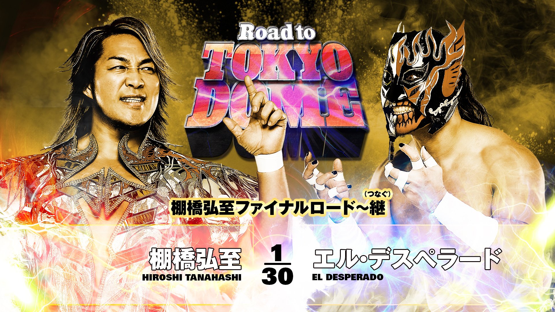 NJPW Road to Tokyo Dome results: Hiroshi Tanahashi vs. El Desperado