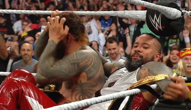 The Usos win World Tag Team titles on WWE Raw