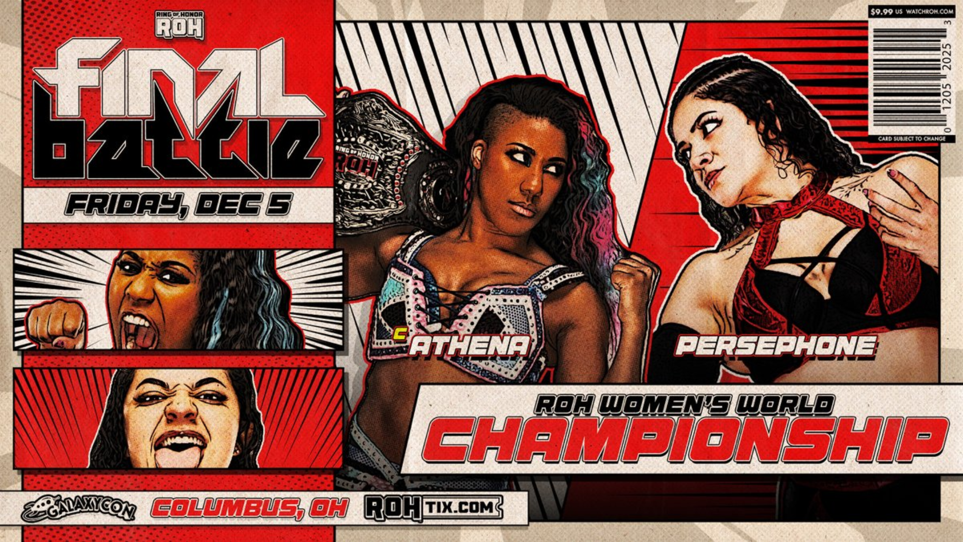 ROH Final Battle 2025 Global Start Times: US, UK, Australia and more