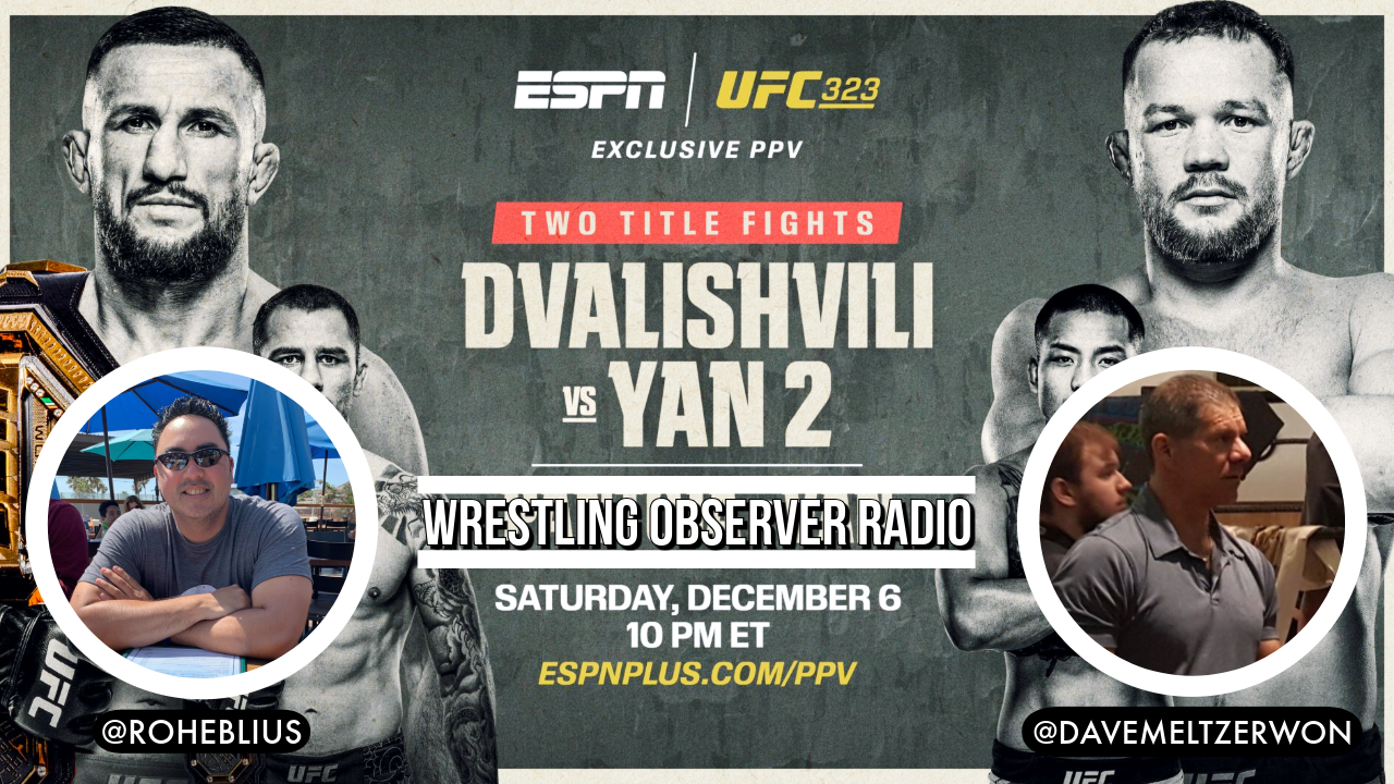 WOR: WBD/Netflix, UFC 323, WWE NXT Deadline