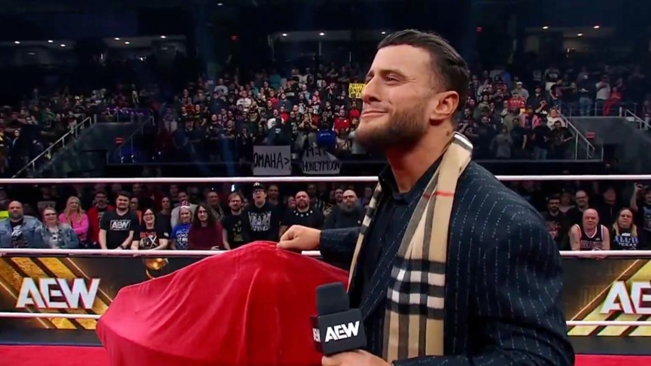 MJF unveils new World title belt on AEW New Year’s Smash Dynamite