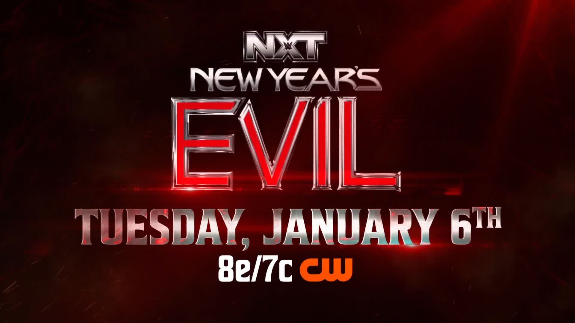 NXT Championship match confirmed for New Year’s Evil
