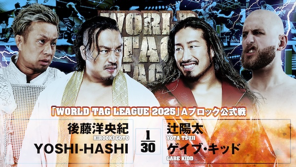 NJPW World Tag League 2025 night 11 results, updated standings