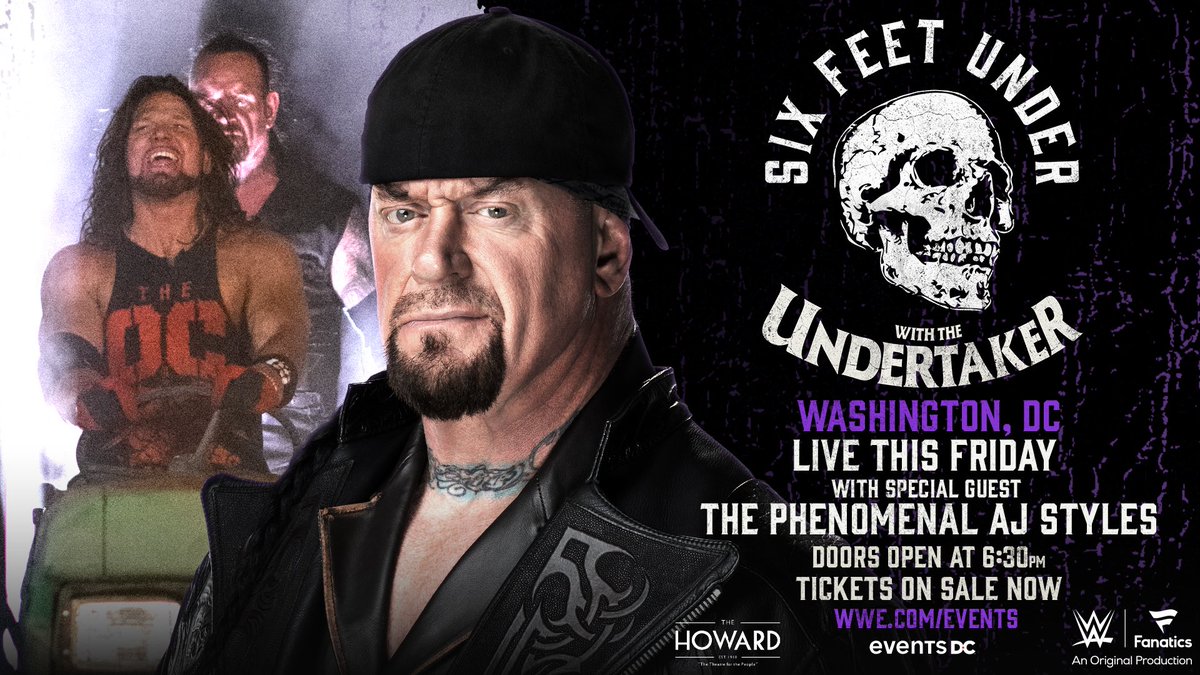 AJ Styles to appear on live Undertaker WWE podcast episode