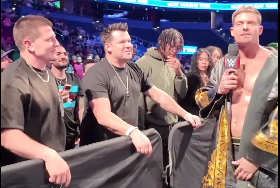 Heisman Trophy finalist Diego Pavia gets involved at WWE live event