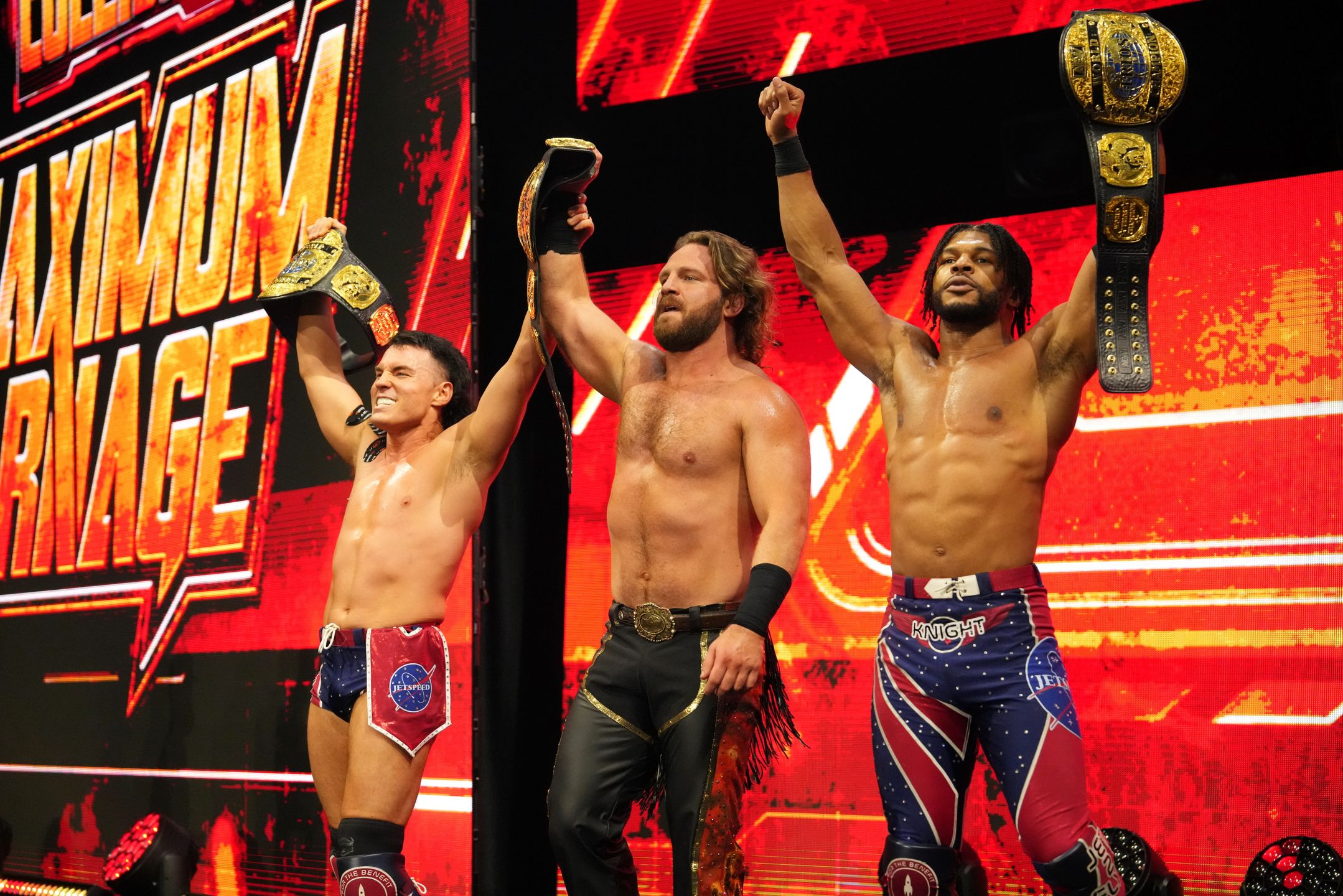 Hangman Page & JetSpeed win Trios titles on AEW Collision