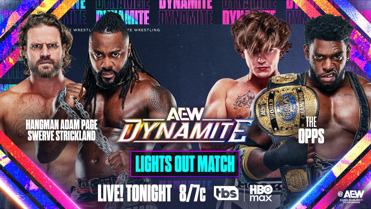 AEW Dynamite live results: Lights Out tag team match, Jon Moxley vs. Shelton Benjamin