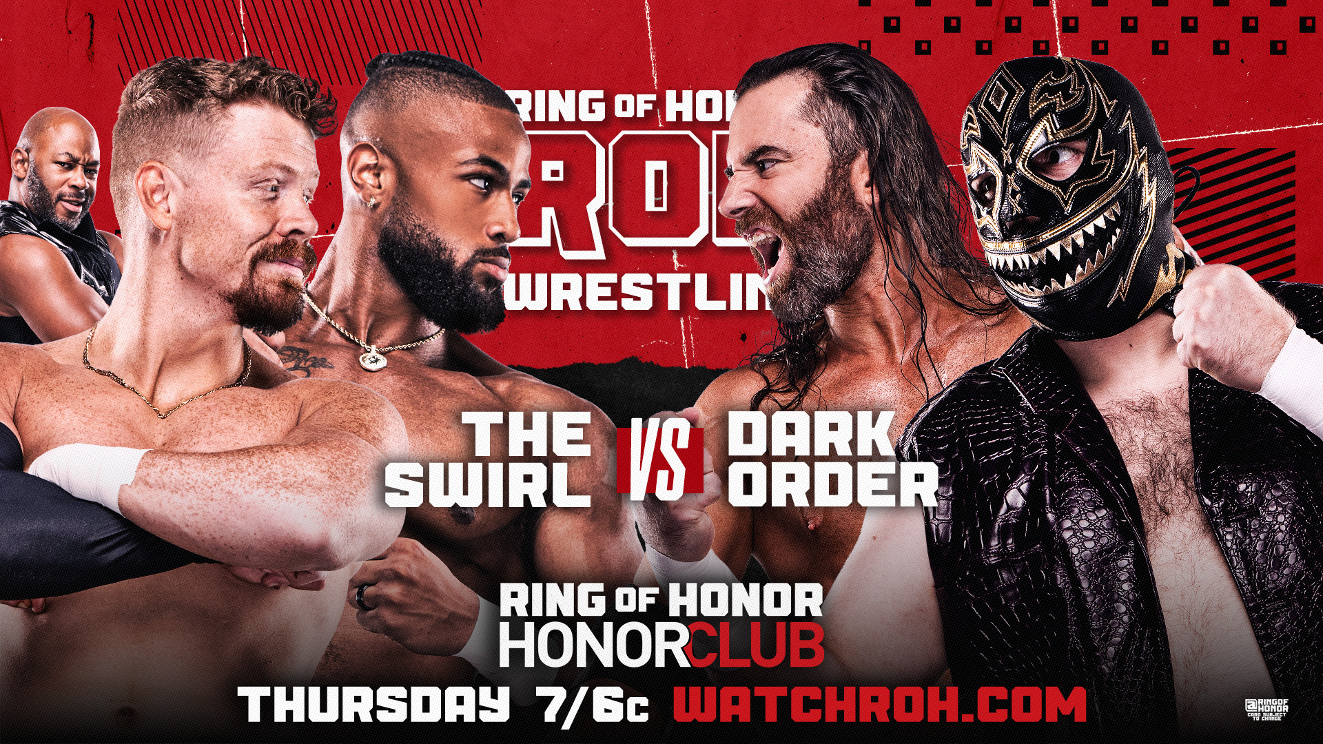 ROH TV live results: The Swirl vs. The Dark Order