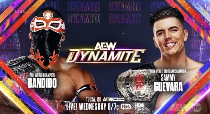 ROH World title match part of updated AEW Dynamite lineup