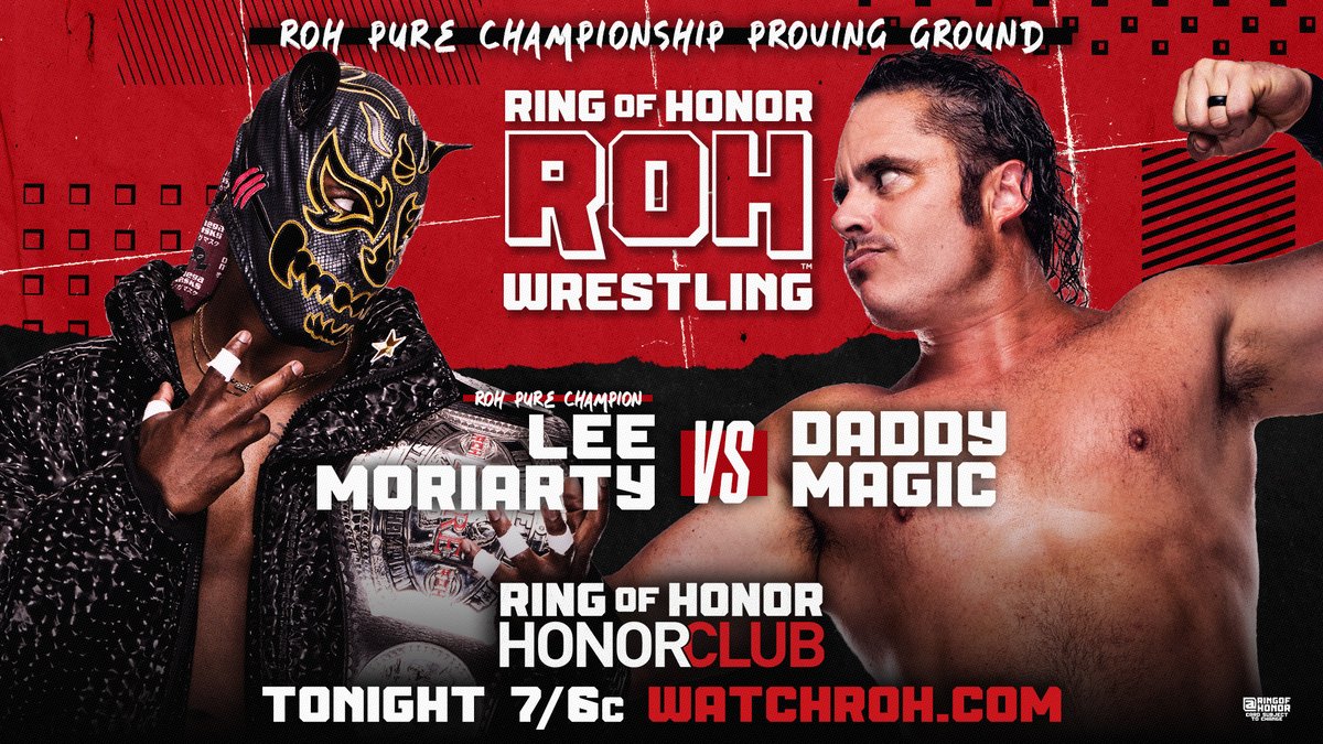 ROH TV live results: Lee Moriarty vs. Daddy Magic