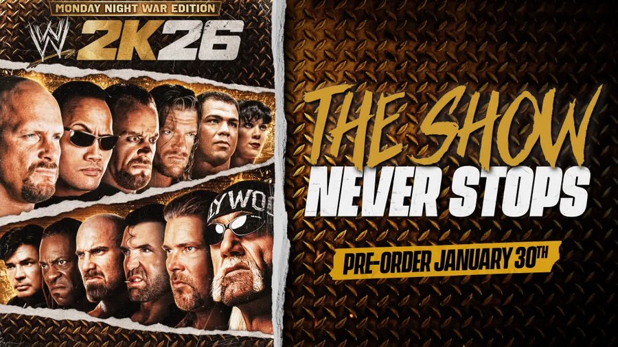 ‘Monday Night Wars’ edition of WWE 2K26 announced
