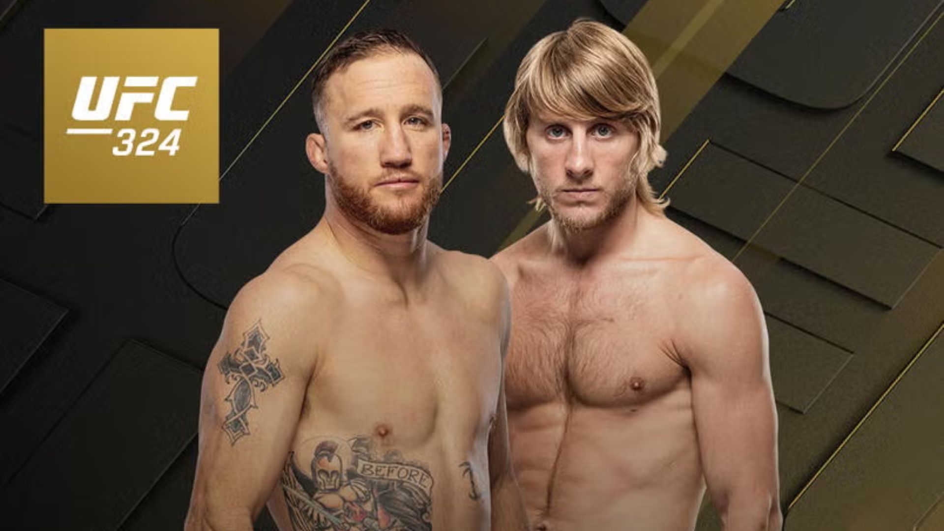 UFC 324 Poster Gaethje vs Pimblett