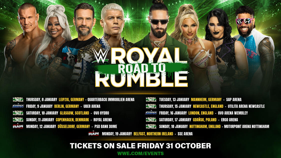 WWE house show notes from Glasgow, Scotland