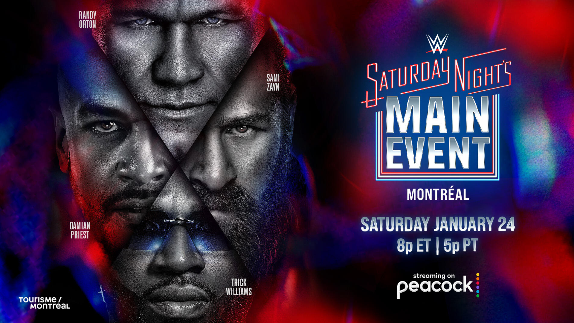 WWE SNME Montreal January 2026 Global Start Times: US, UK, Australia and more.