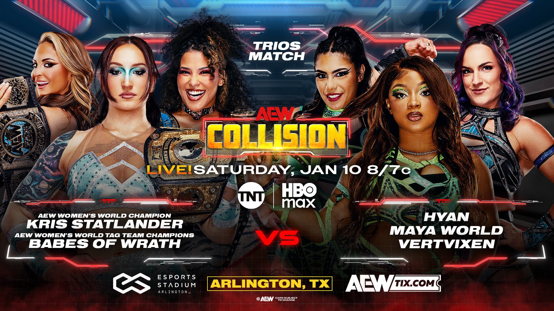 AEW reveals opponents for Collision trios match