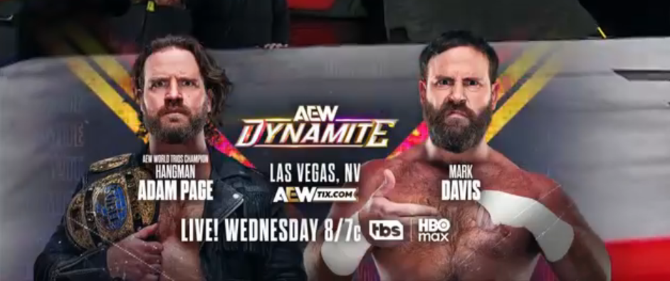 Hangman Page match added to AEW Dynamite