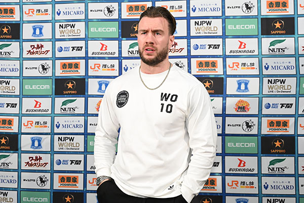 Will Ospreay gives injury update during surprise NJPW appearance