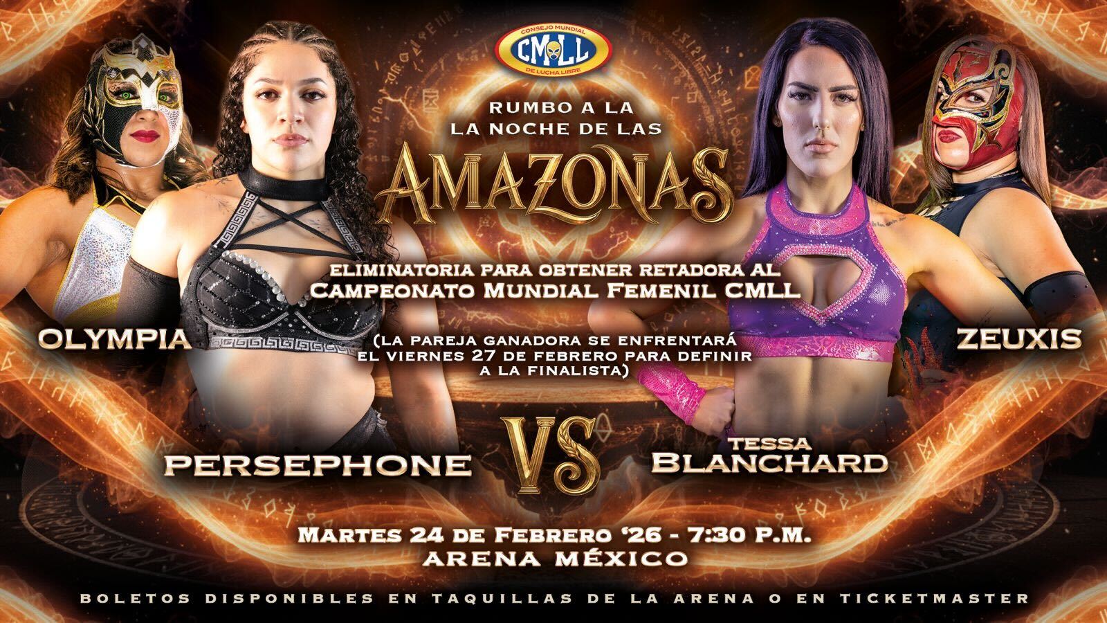 Number one contender match set for Mercedes Mone’s CMLL Women’s title