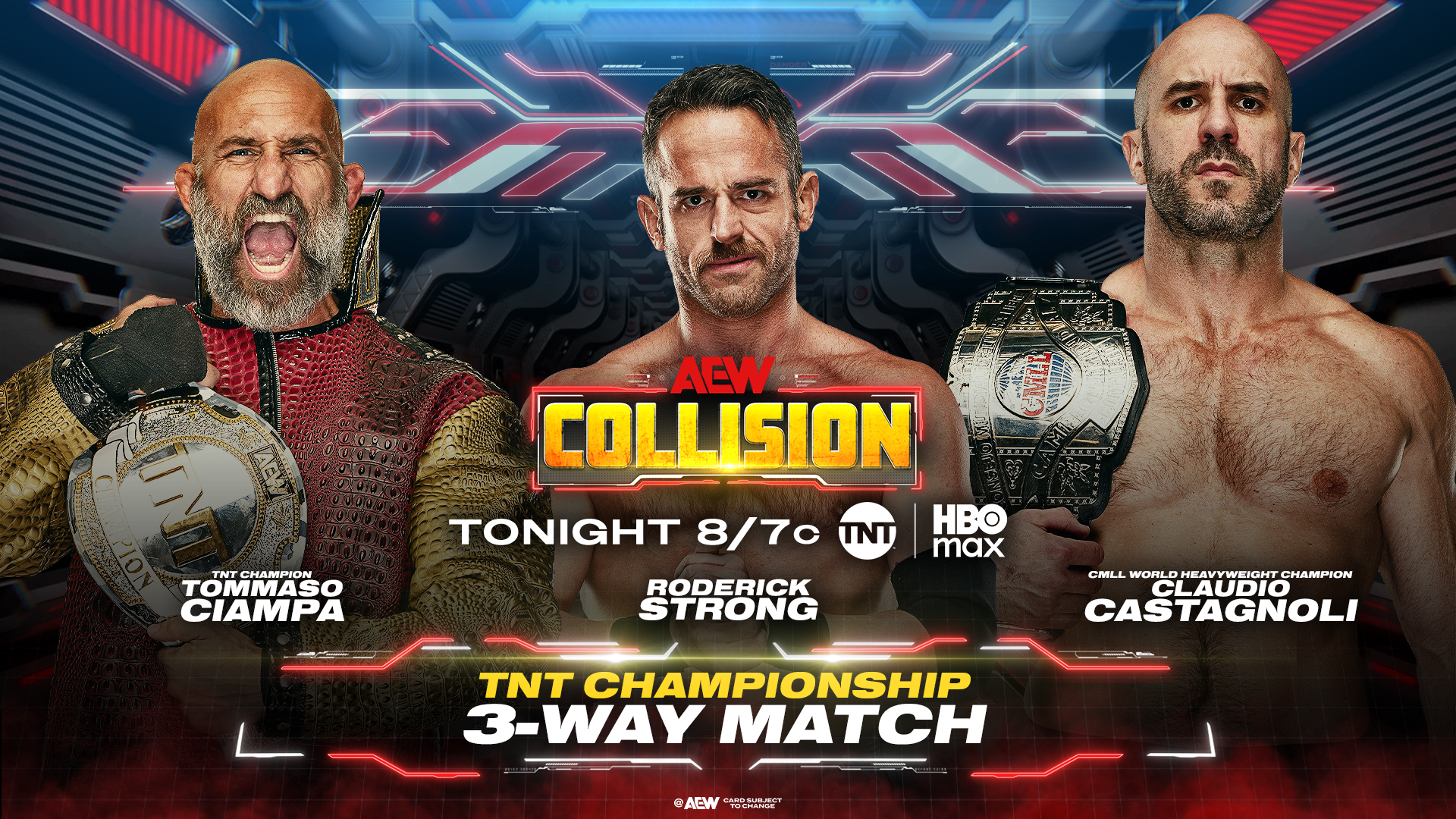 AEW Collision live results: Tommaso Ciampa defends the TNT title