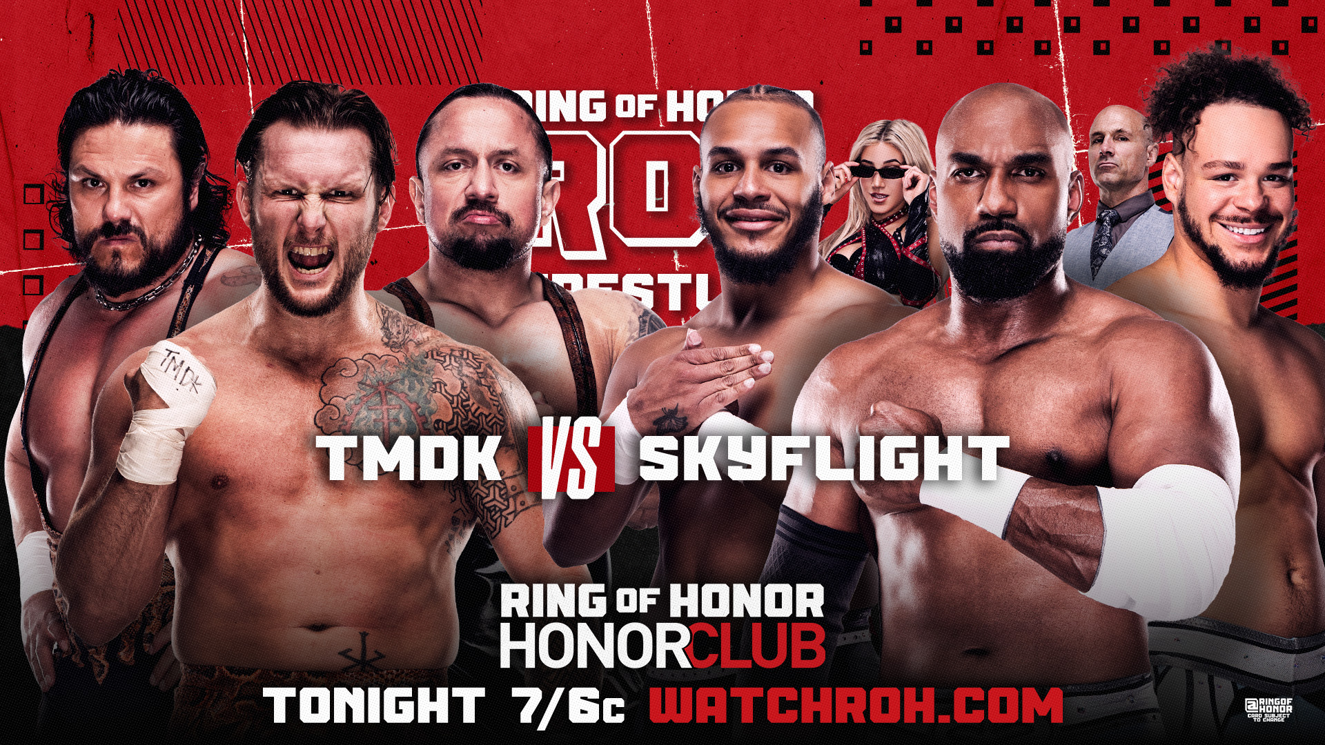 ROH TV live results: SkyFlight vs. TMDK