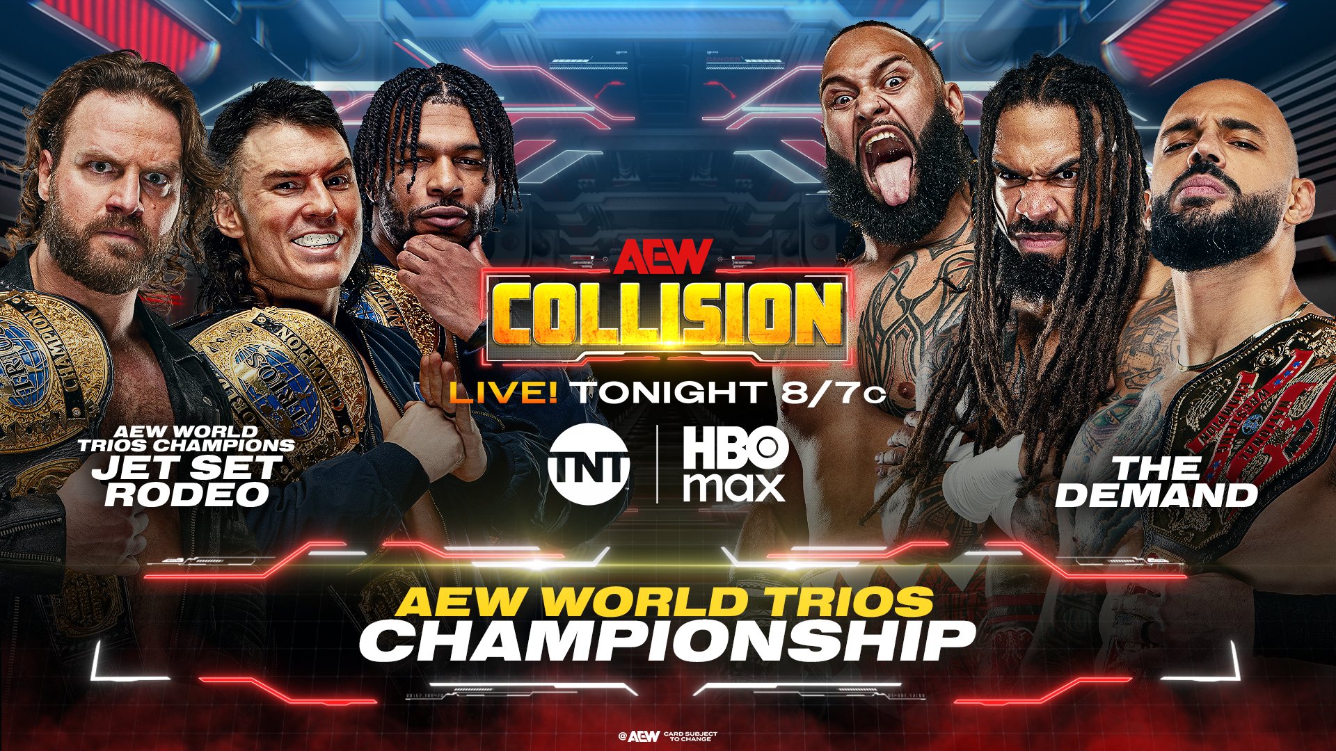 AEW Collision live results: The Demand vs. JetSet Rodeo