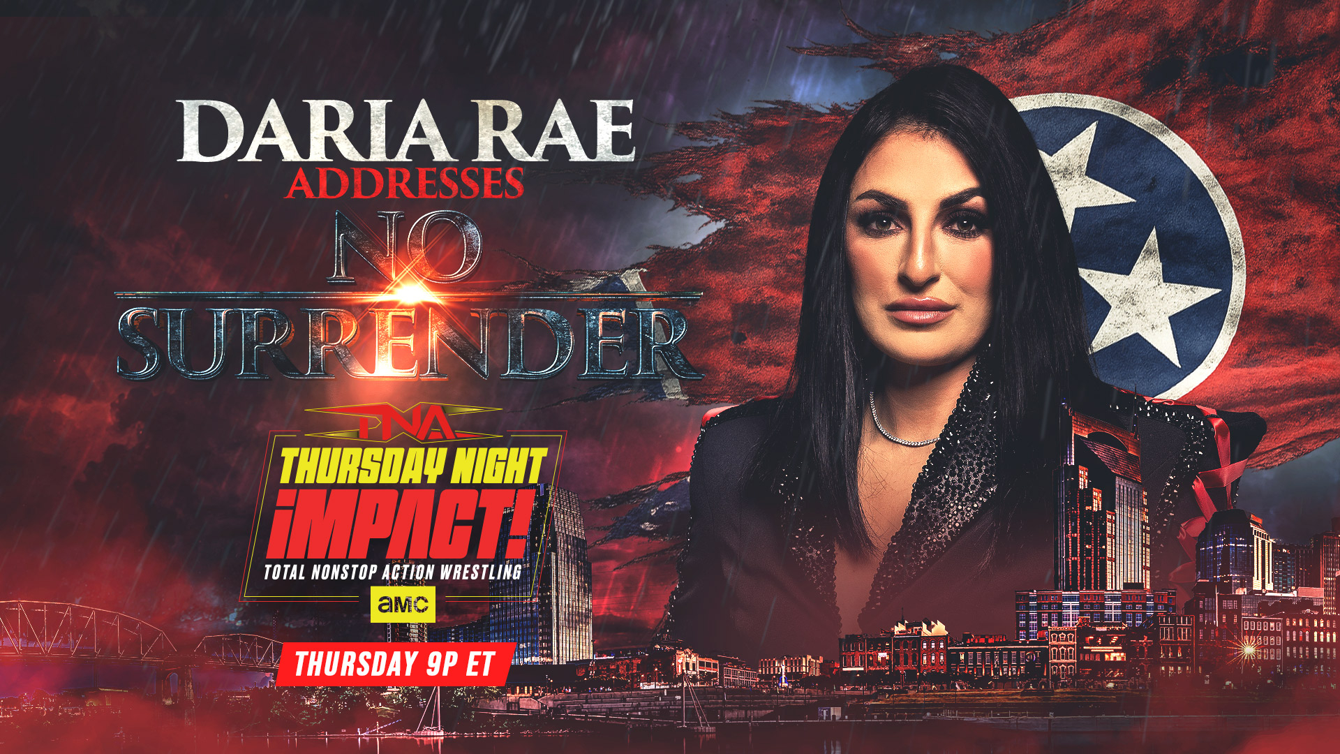 Knockouts title match part of updated TNA No Surrender card