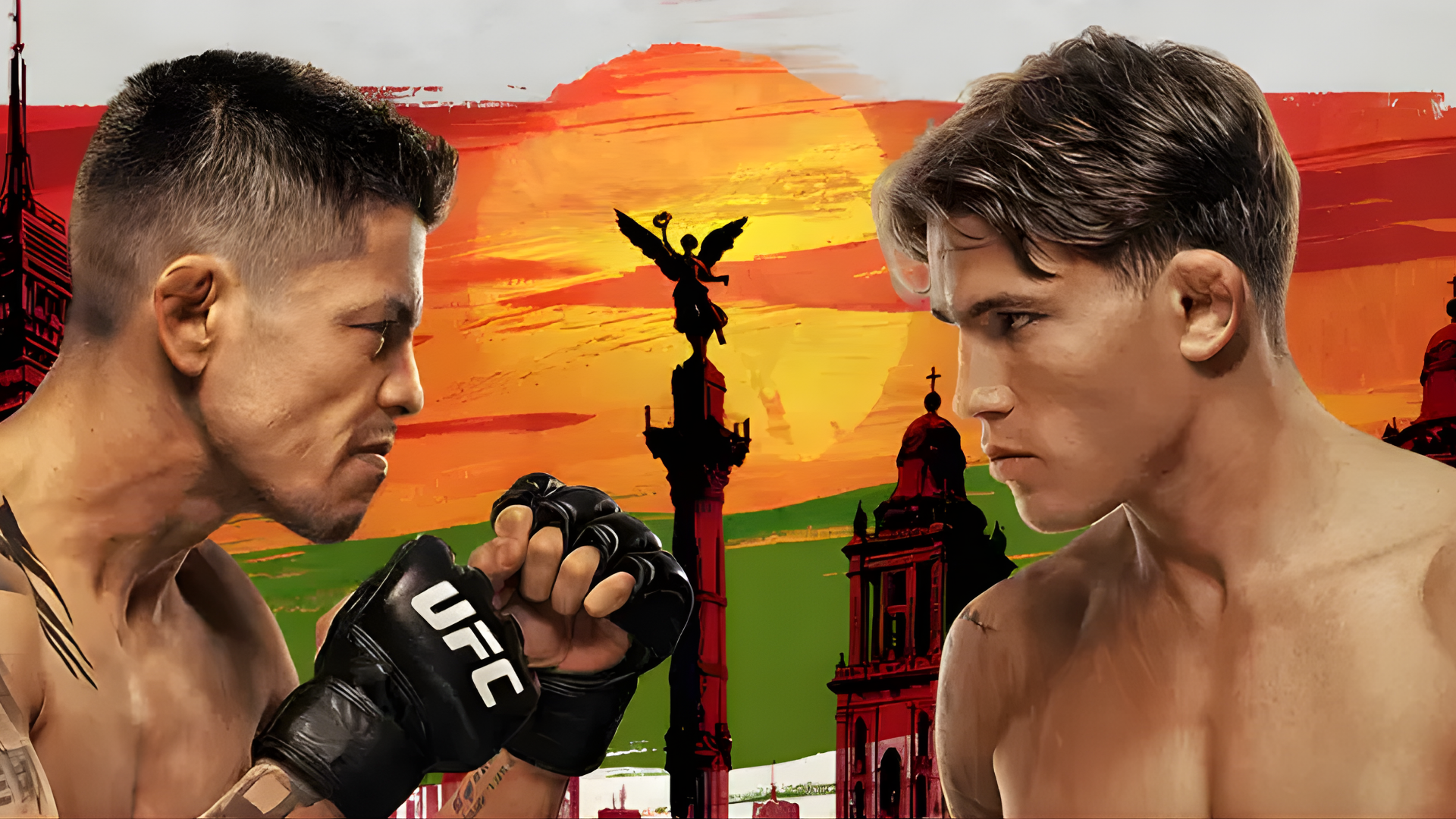 UFC Mexico 2026 Preview Half Poster