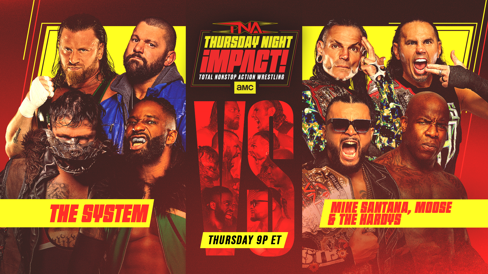 TNA Impact live results: The System vs. Moose, Santana & The Hardys