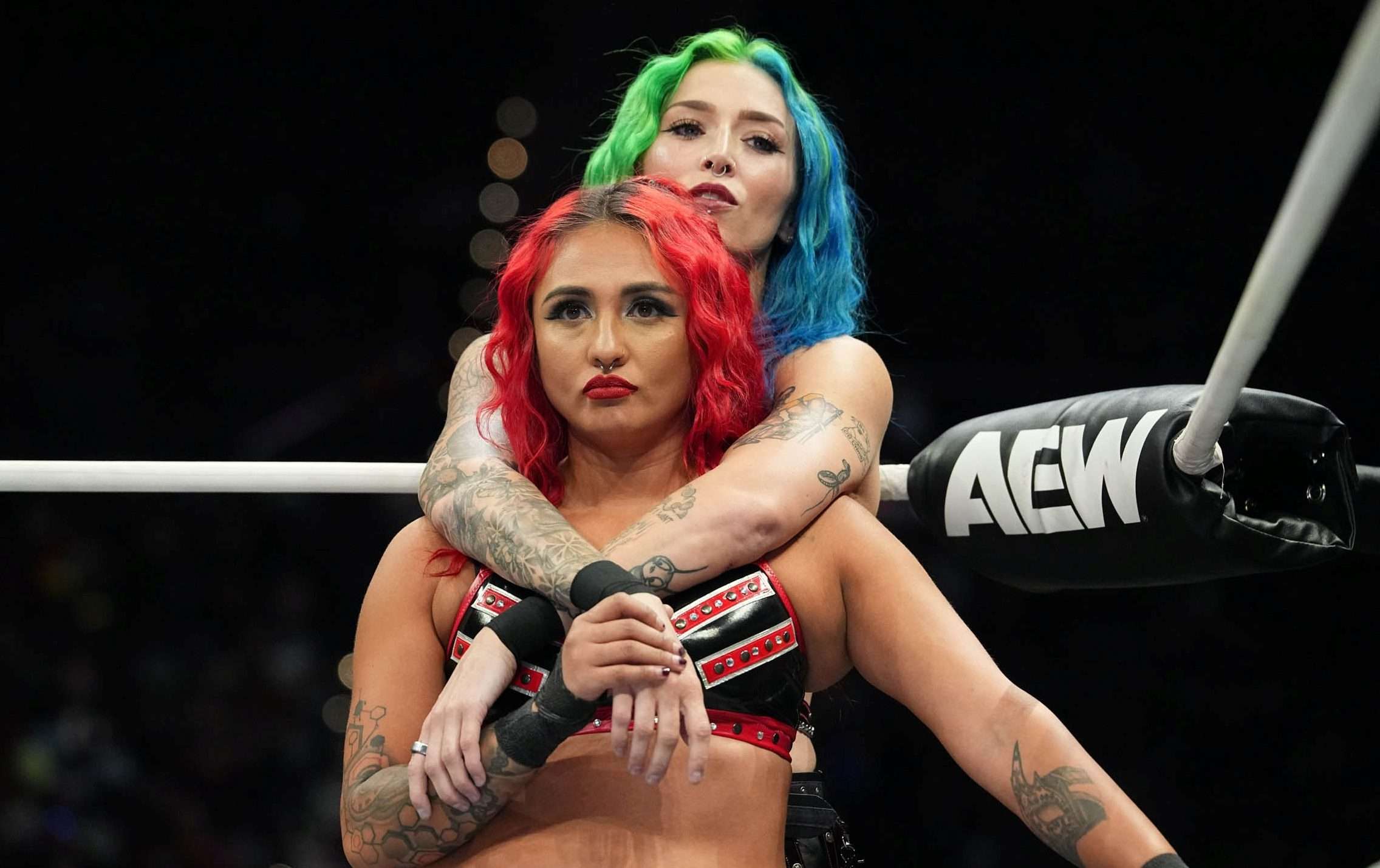Miranda Alize attending WWE NXT tryout