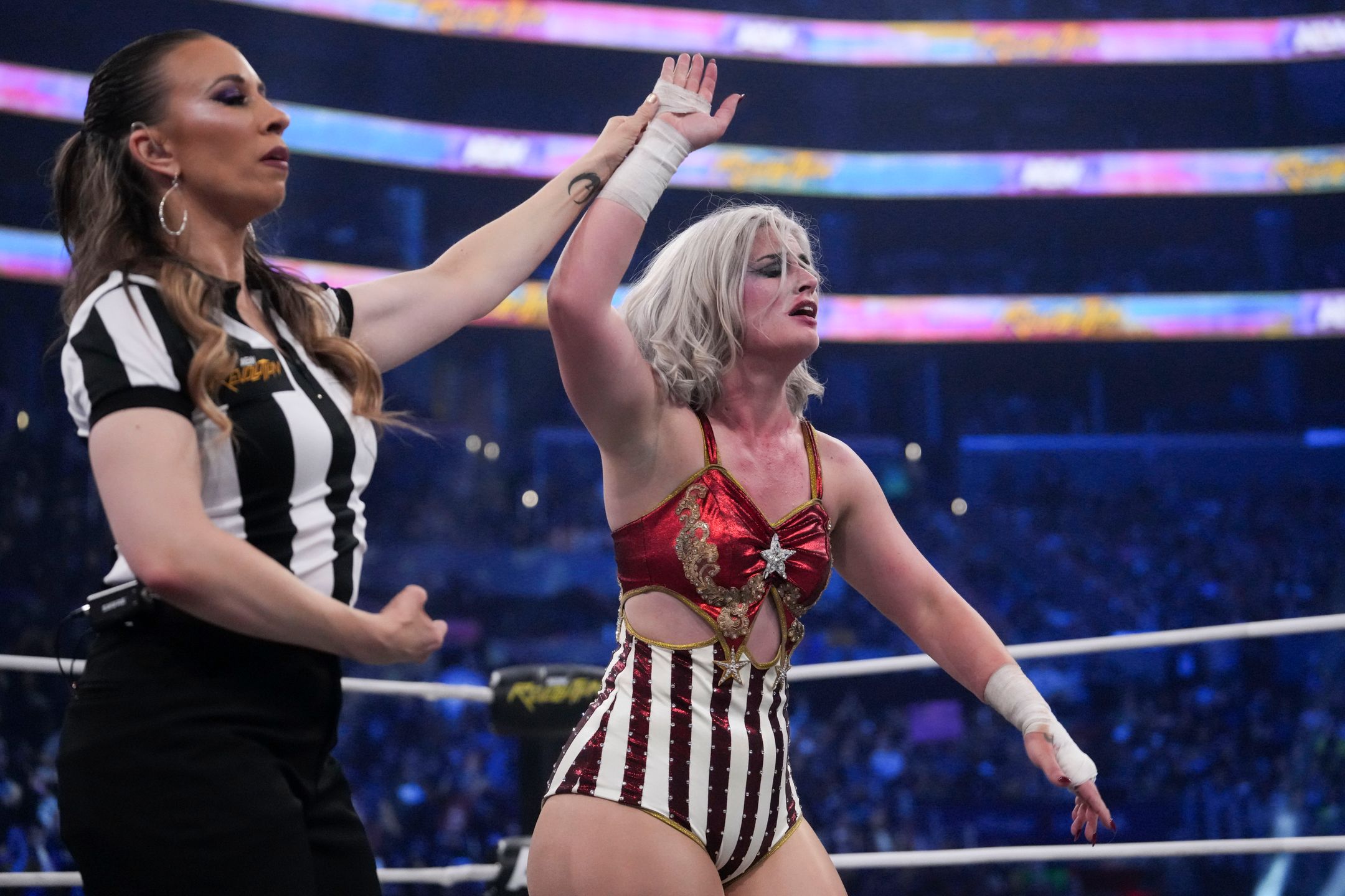 Lee South Marina Shafir vs Toni Storm Los Angeles, CA AEW Revolution March 15, 2026