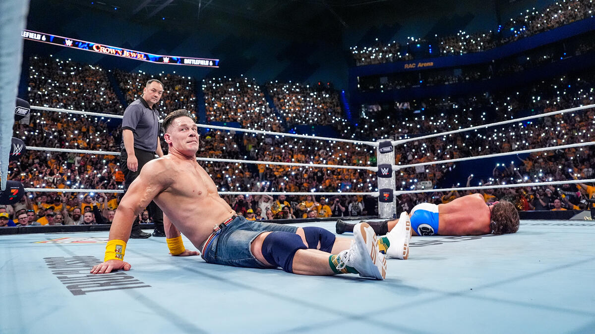 John Cena reflects on AJ Styles match at WWE Crown Jewel