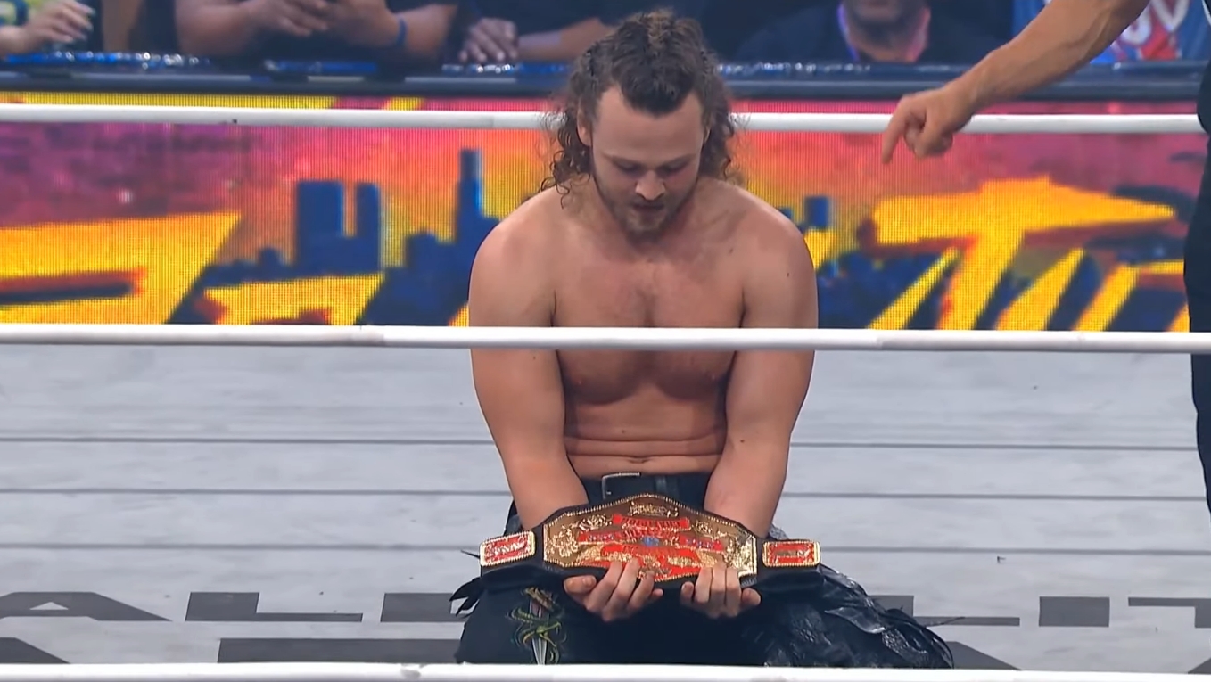 Jack Perry wins National title at AEW Revolution