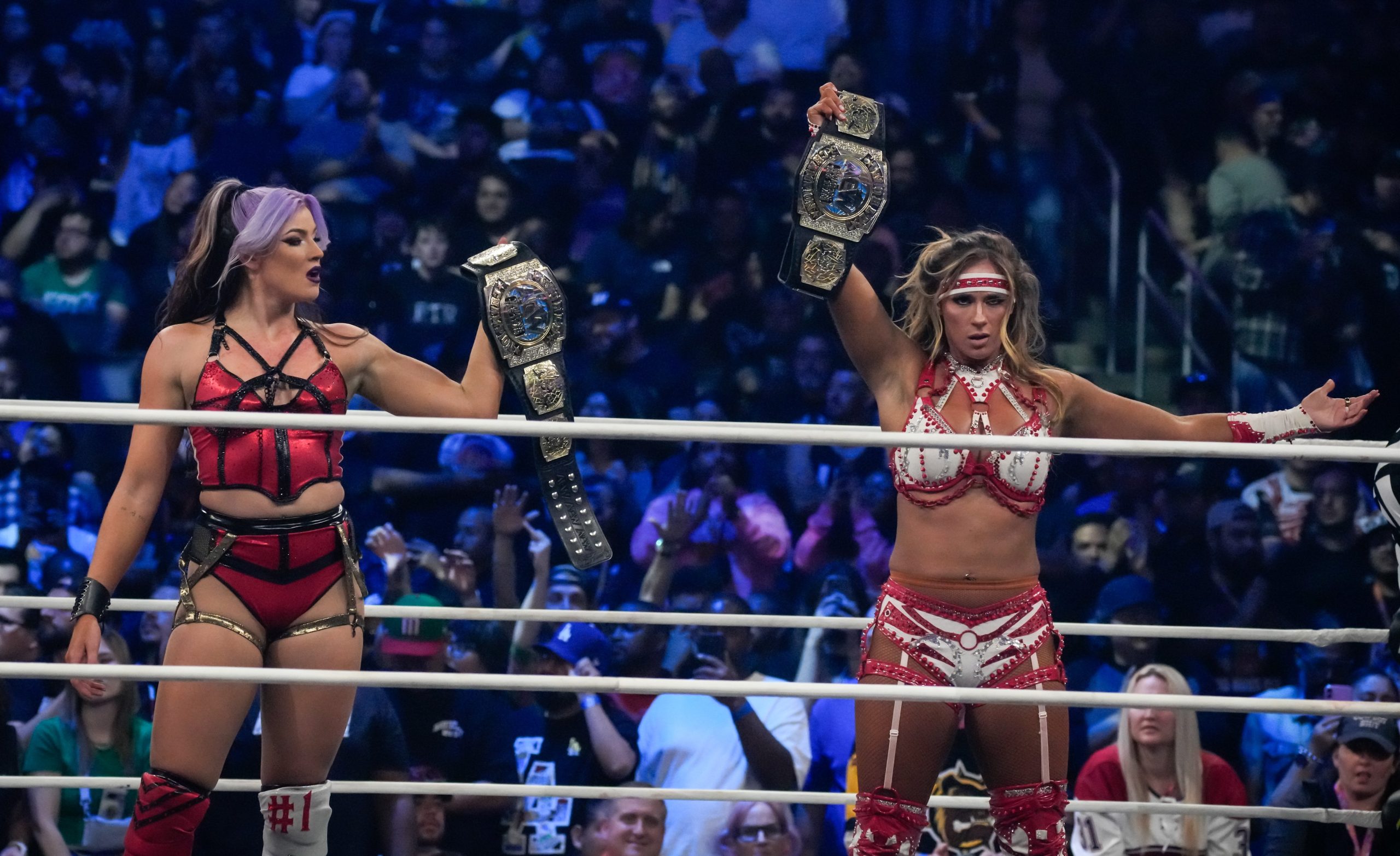 Megan Bayne & Lena Kross win Women’s Tag Team titles at AEW Revolution