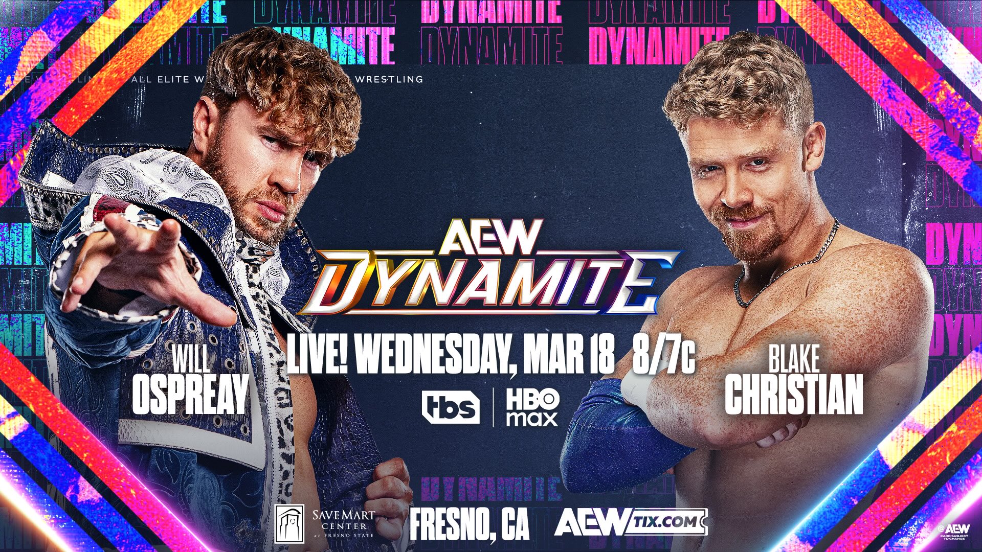 Will Ospreay return match set