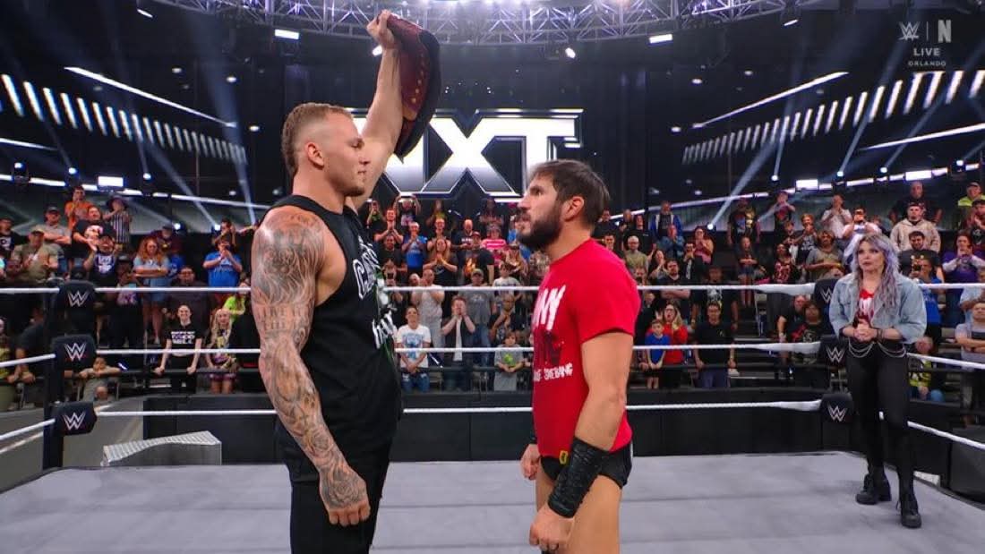 Myles Borne and Johnny Gargano