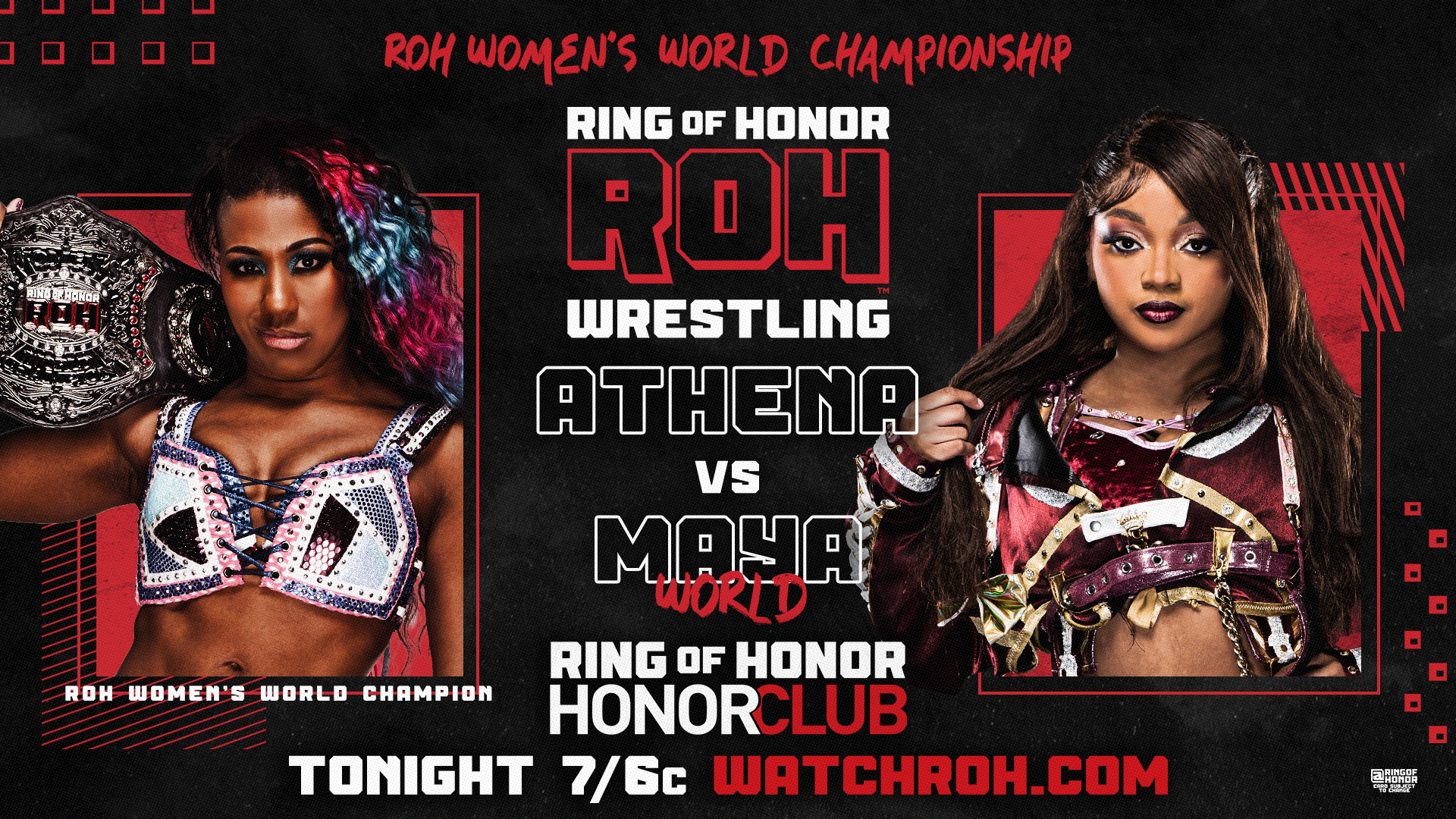 ROH TV live results: Athena vs. Maya World