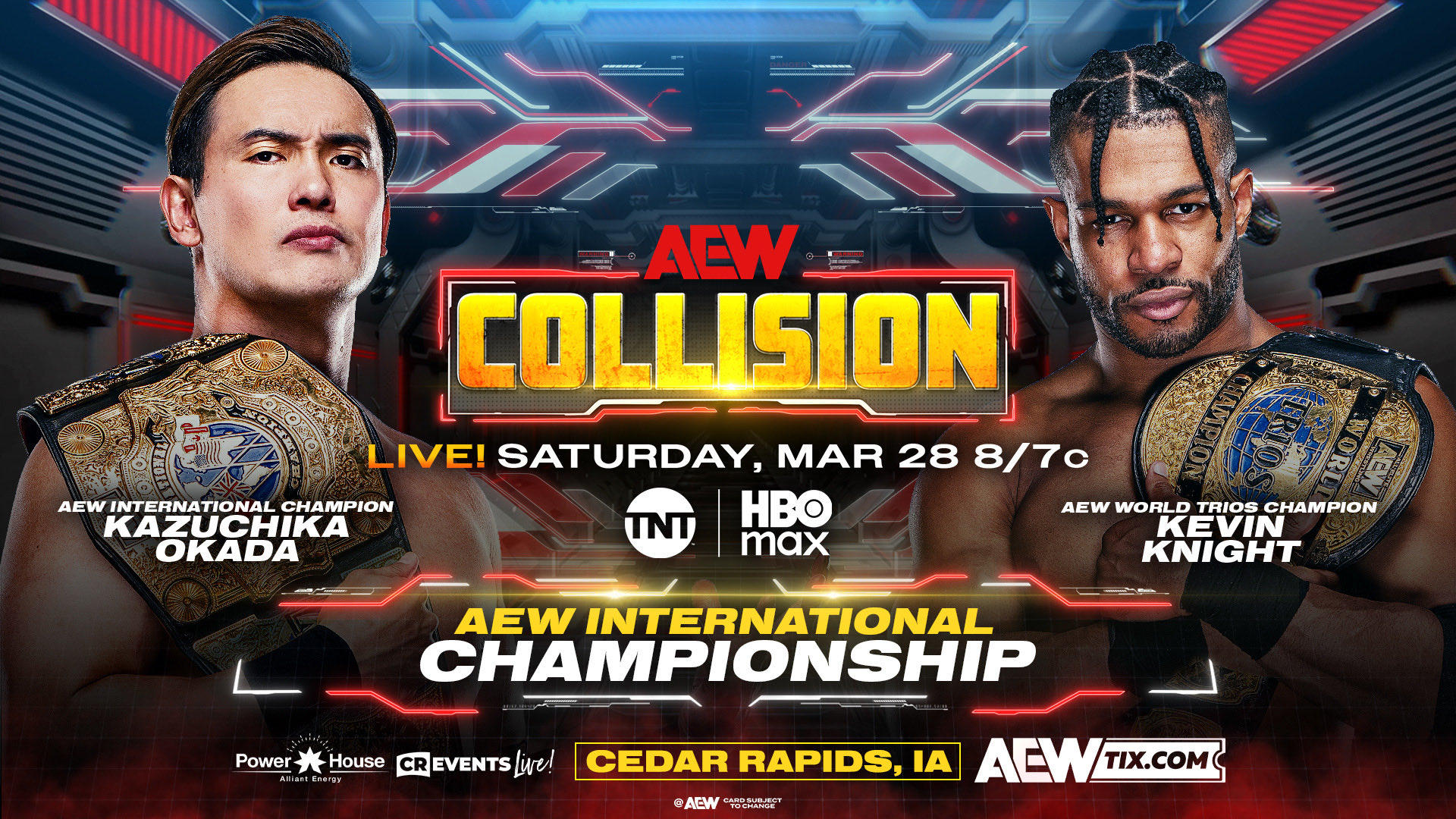 International title defense signed for AEW Collision