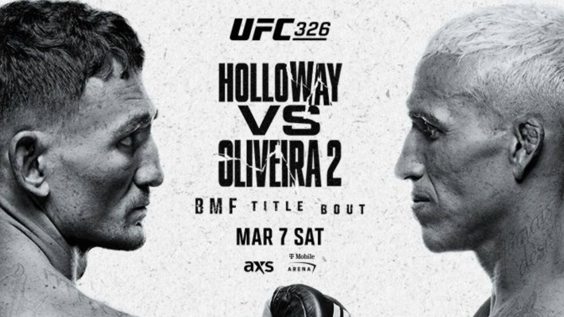 UFC 326 Faceoff poster