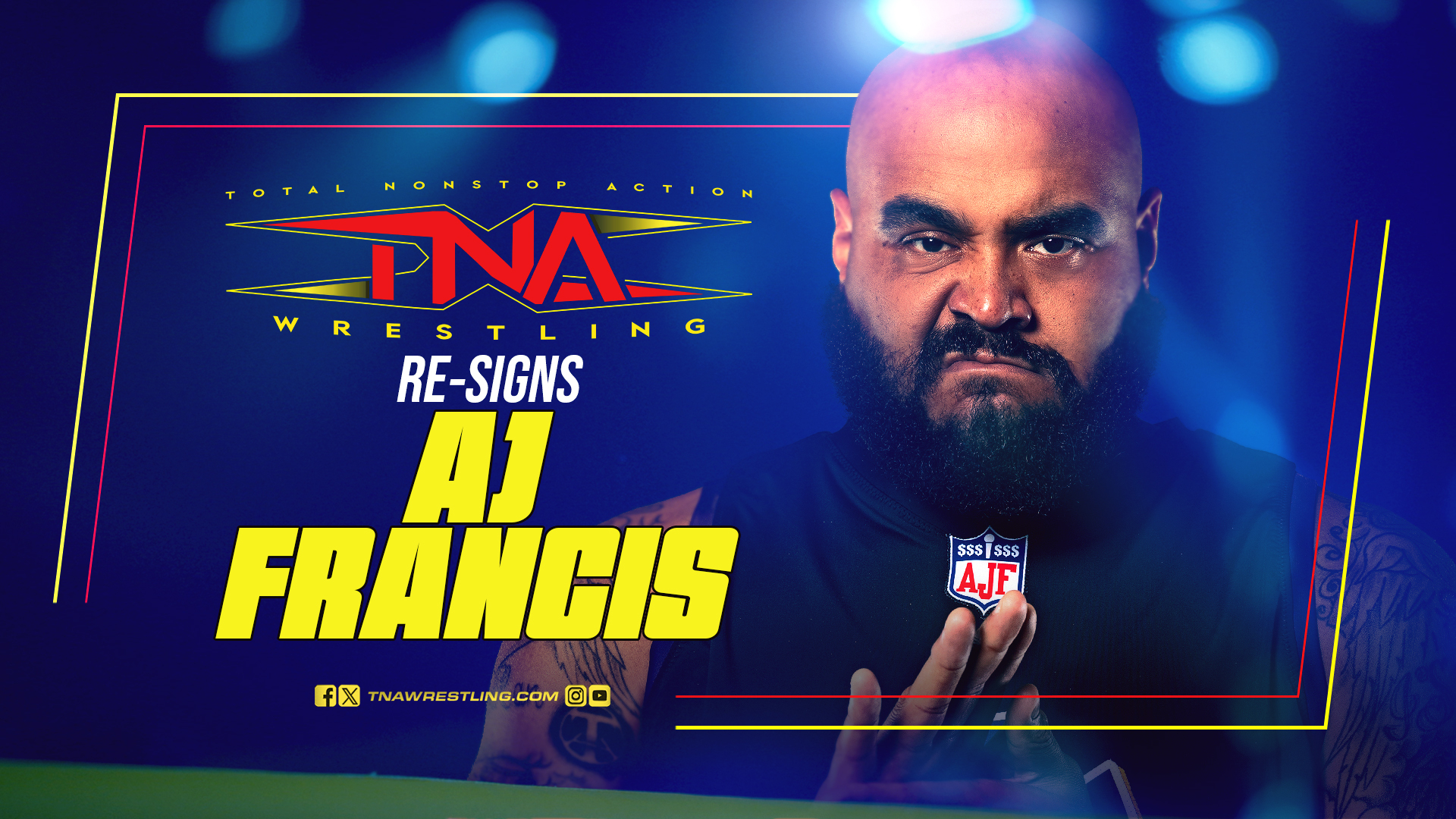 Update on AJ Francis’ TNA Wrestling contract