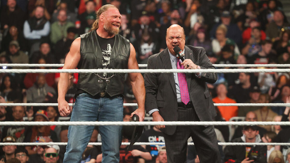 Brock Lesnar Paul Heyman WWE Raw