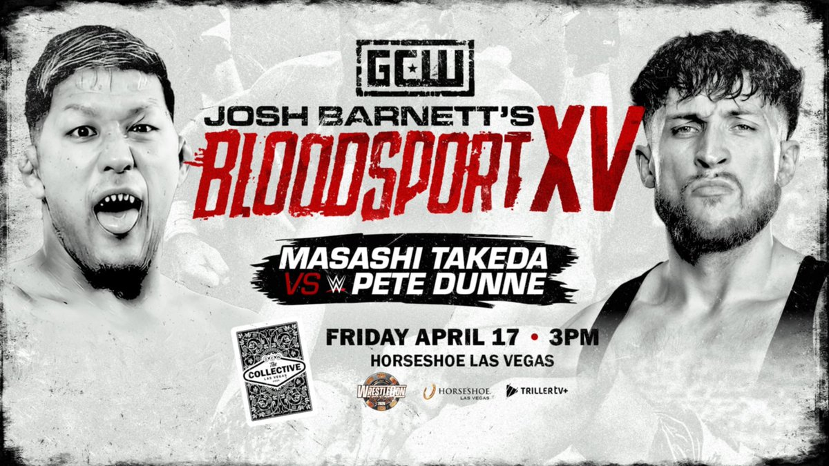 Pete Dunne match set for Josh Barnett’s Bloodsport XV