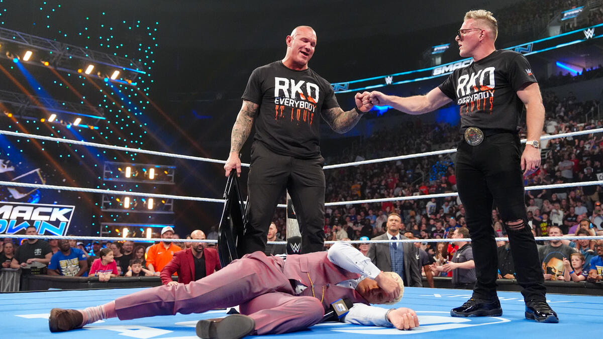 ST. LOUIS, MISSOURI - APRIL 3: &lt;&gt; during SmackDown at Enterprise Center on April 3, 2026 in St. Louis, Missouri. (Photo by WWE/WWE)