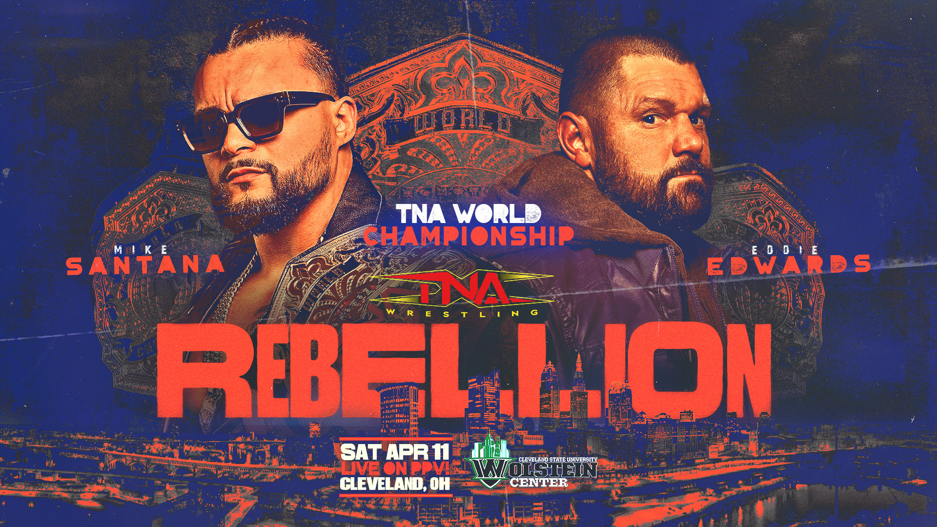 TNA Rebellion live results: Mike Santana vs. Eddie Edwards