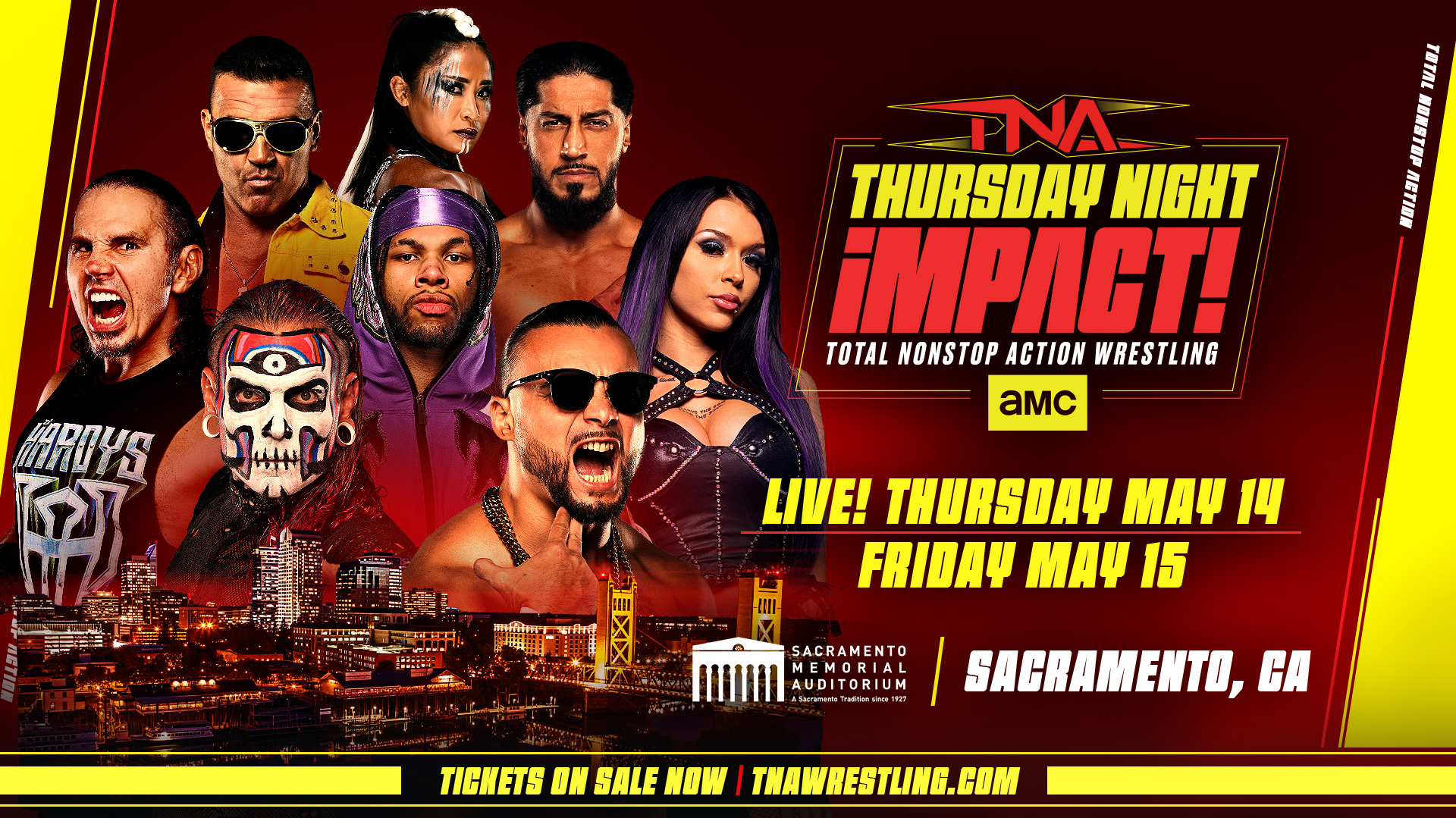 TNA announces number one contender’s match for live Impact in Sacramento