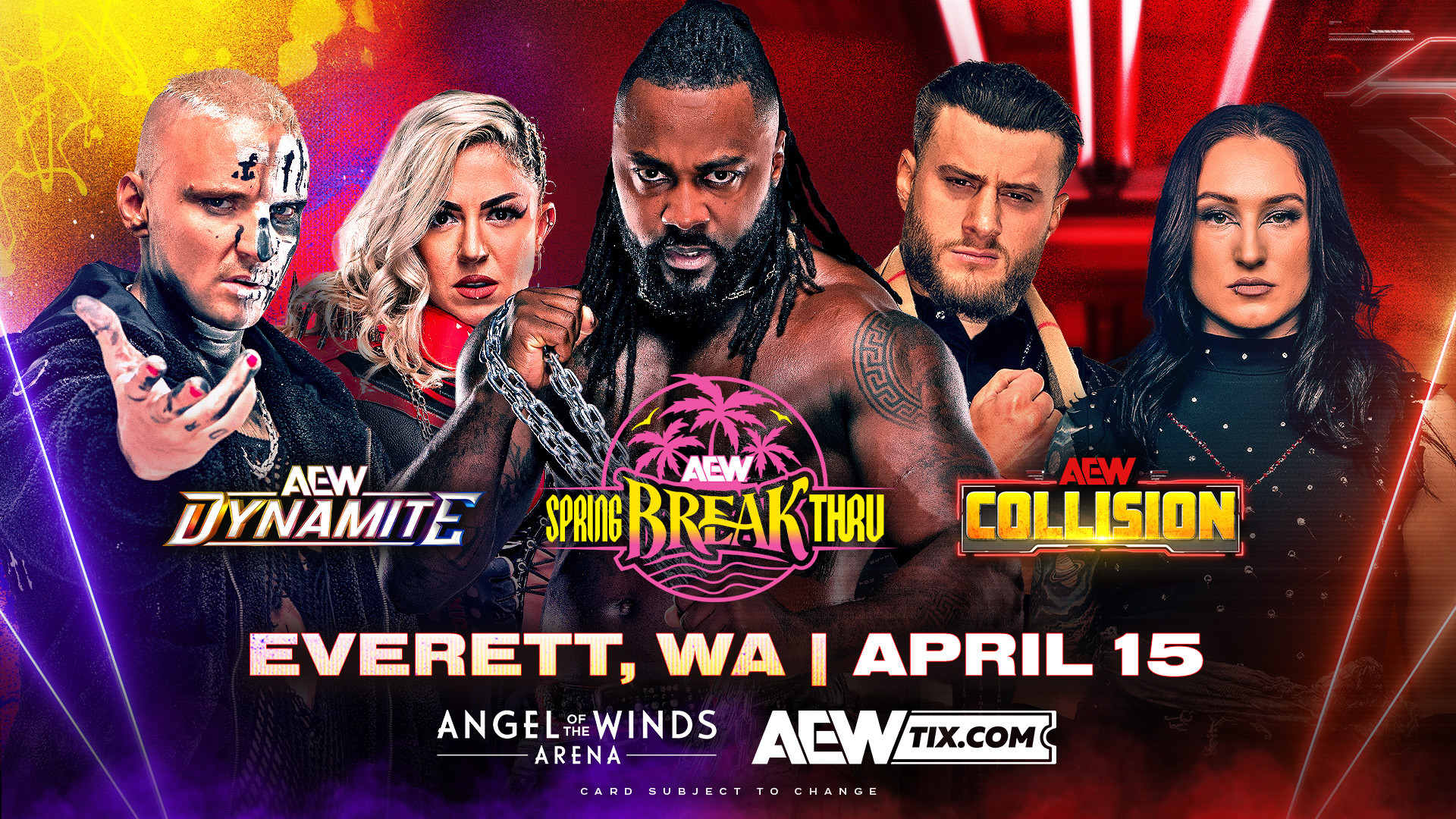 AEW Collision Spring BreakThru spoilers