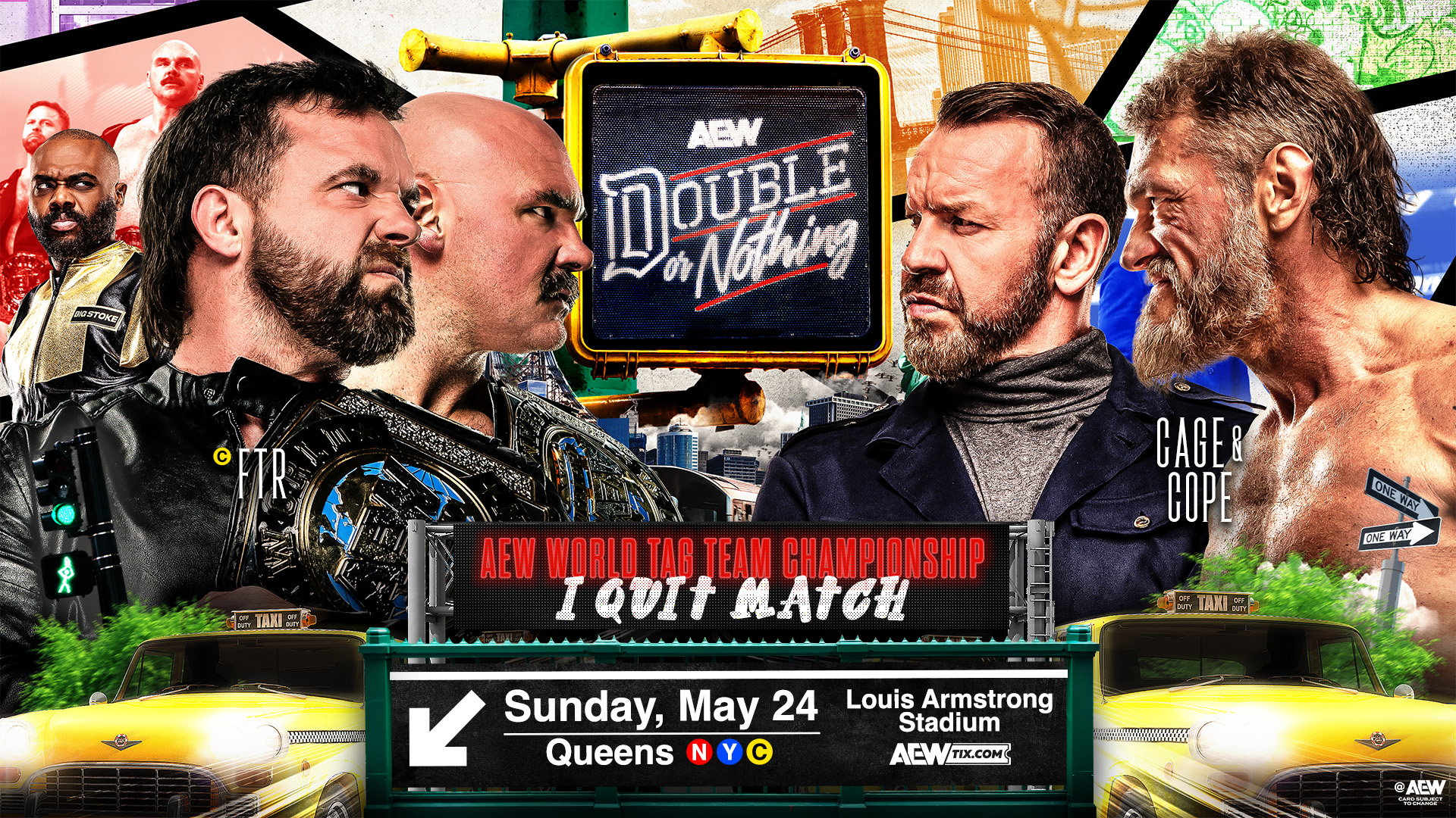 Extra stipulation added to Christian Cage and Adam Copeland vs FTR at AEW Double or Nothing 2026