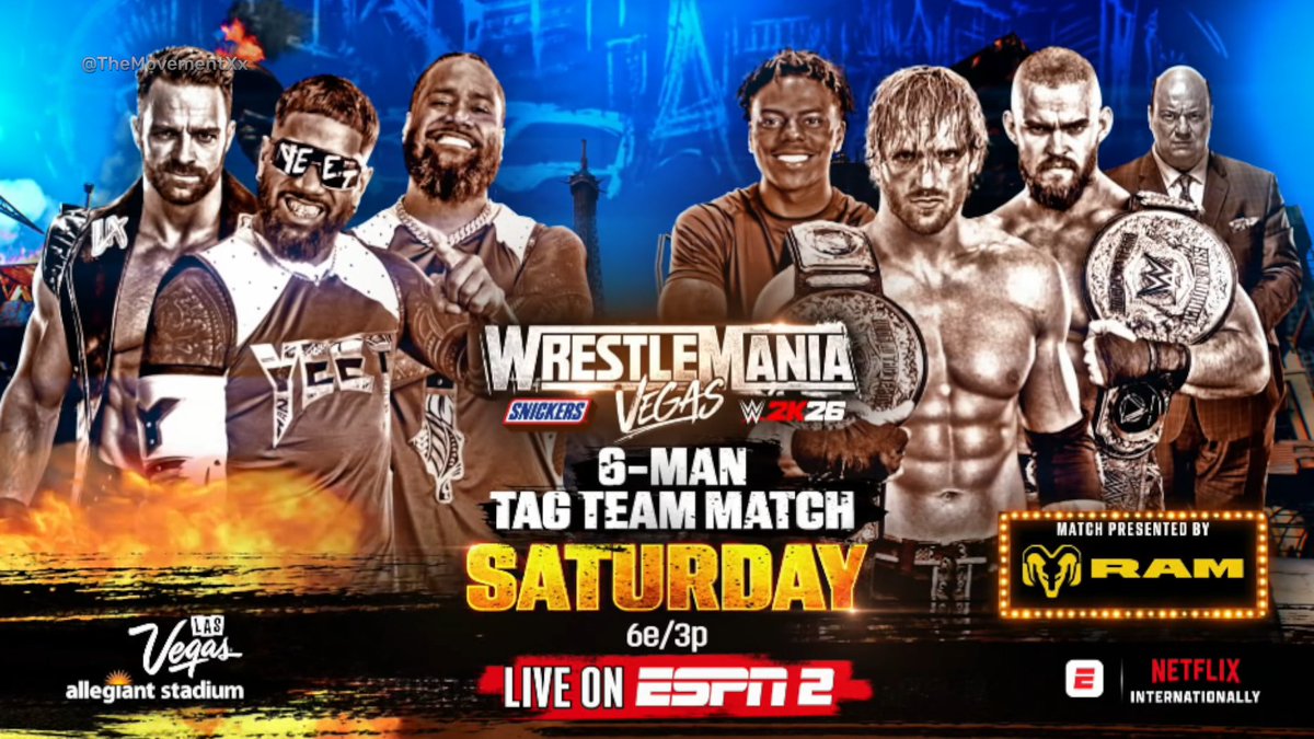 WWE confirms opening matches for both nights of WrestleMania 42