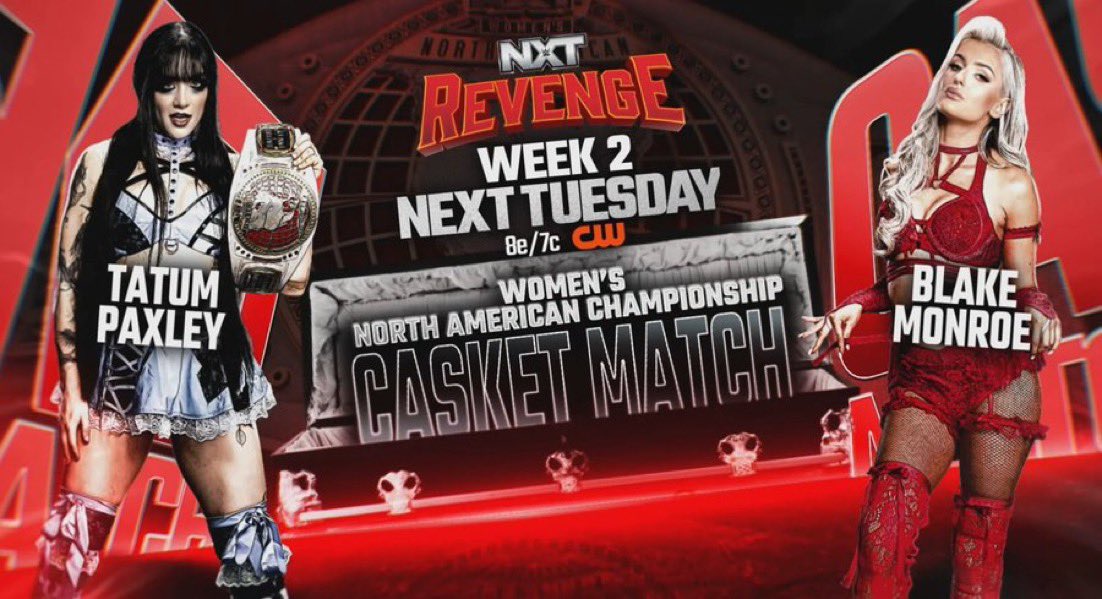 Two title matches, Joe Hendry vs. Keanu Carver added to WWE NXT Revenge week 2