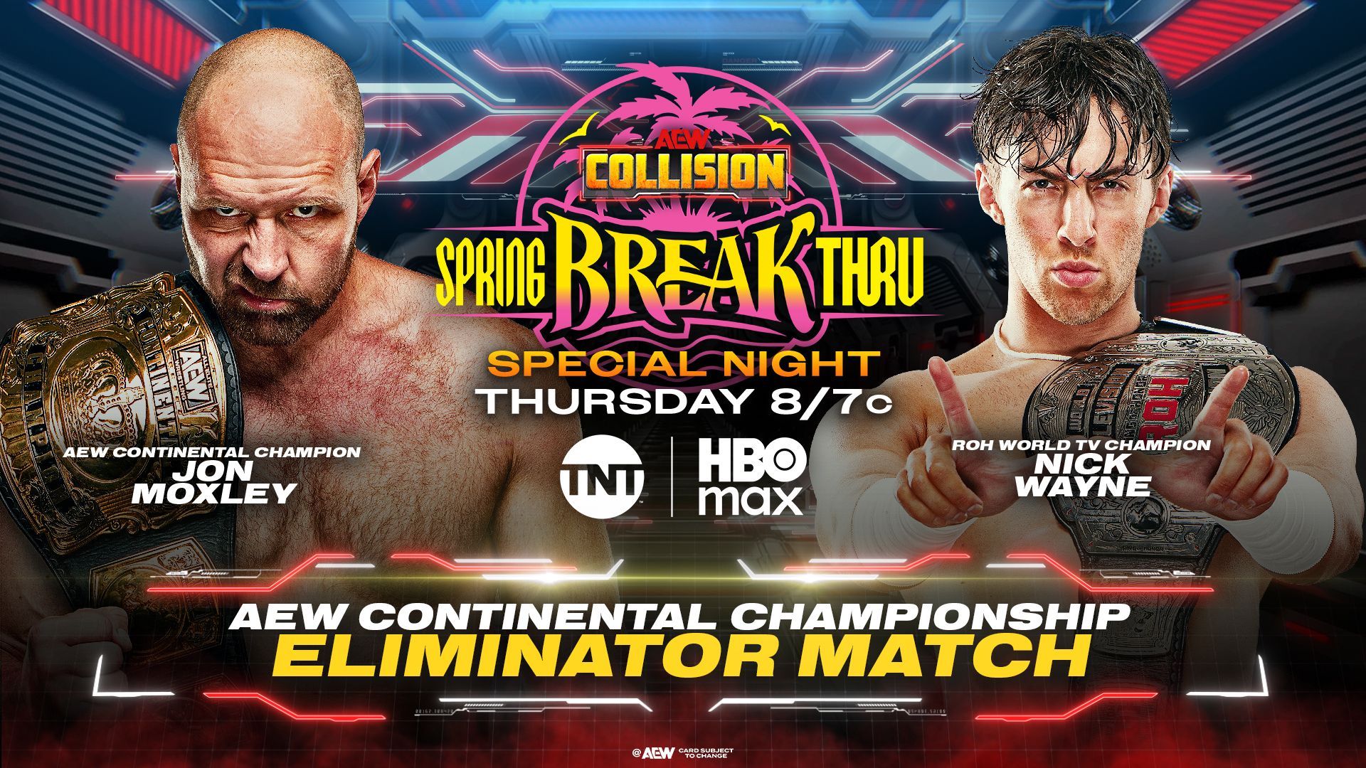 AEW Collision Spring BreakThru live results: Jon Moxley vs. Nick Wayne